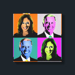 Biden Harris Pop Art (Orange, Grått, blått, Rosa) Canvastryck<br><div class="desc">Politiska konst och politiska gåvor från PolitiClothes.com & PolitiCardz.com Hitta de mest unika valen och politiska gåvor, inklusive: politiska T-shirts, politiska stöttepar, politiska knappar, politiska knappar, politiska Poster, politiska Stift, politiska kort, politiska Mugg, politiska Poster, politiska signaturer och mycket mer! Politiska konst och konst: http://www.PolitiClothes.com Politiska kort och gåvor: http://www.PolitiCardz.com...</div>