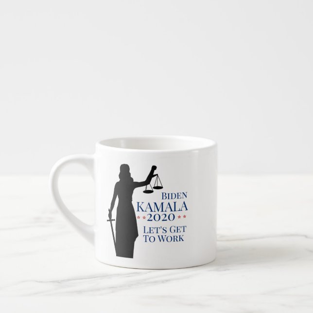 Biden Harris President - Arbeta 2020 Espressomugg (Vänster)