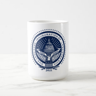 Biden Harris president Inaugural Logotyp Inaugurat Kaffemugg