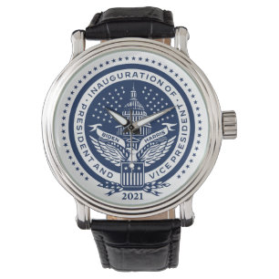 Biden Harris president Ininstallerandet av Logotyp Armbandsur