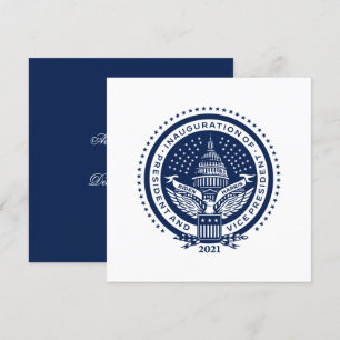 Biden Harris president Ininstallerandet av Logotyp Inbjudningar