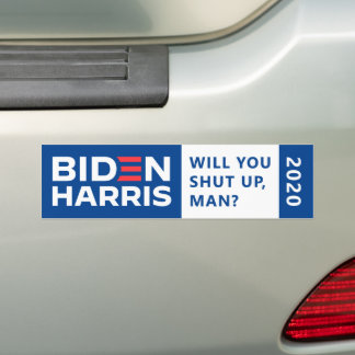 Biden Harris presidentval Debatt 2020 Bildekal