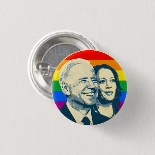 Biden Harris Rainbow Pride Knapp