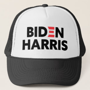 Biden / Harris Red Black White Keps
