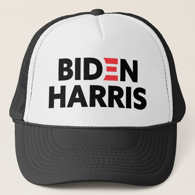 Biden / Harris Red Black White Keps (Framsida)