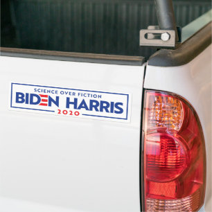 BIDEN HARRIS: Science over Fiction Bildekal