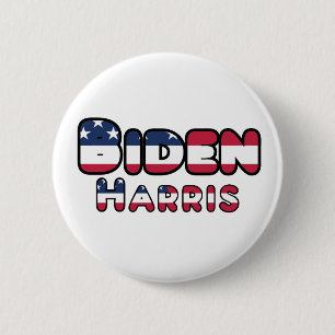 Biden & Harris stöder valet i USA 2020 Knapp