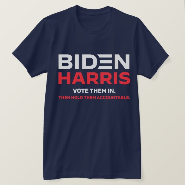 Biden/Harris T Shirt (Design framsida)