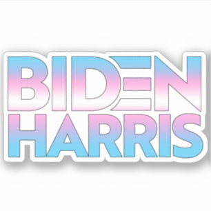 Biden Harris Trans Pride Klistermärken