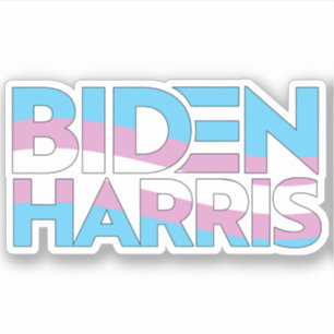 Biden Harris Trans Pride Klistermärken
