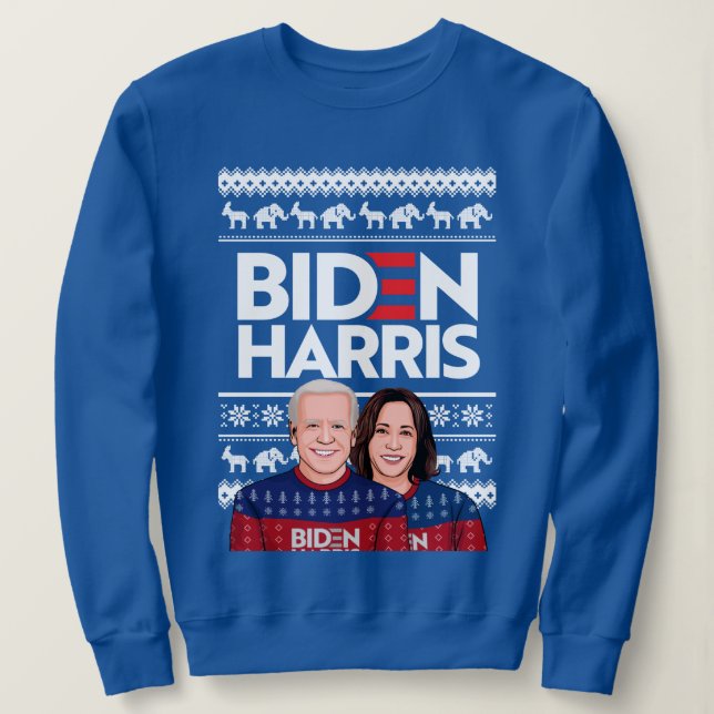 BIDEN HARRIS UGLY SVEATER T SHIRT (Design framsida)