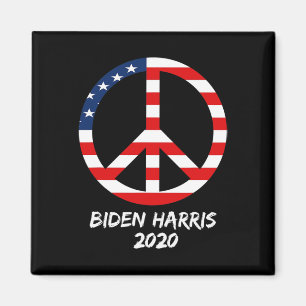 Biden Harris Val Democratic USA flagga Peace Si Magnet