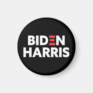 Biden / Harris Val Kampanj Black and White Magnet