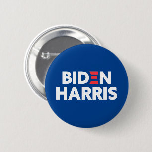 Biden / Harris Val Kampanj Blue Knapp
