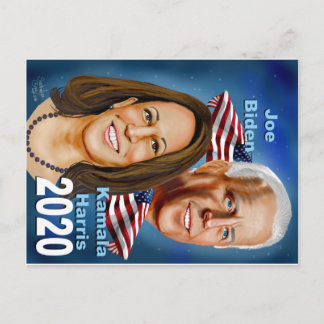 Biden Harris-vykort Vykort