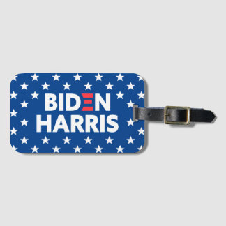 Biden/Harris White Stars Mönster Blue Bagagebricka