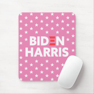 Biden Harris White Stars Mönster Rosa Musmatta