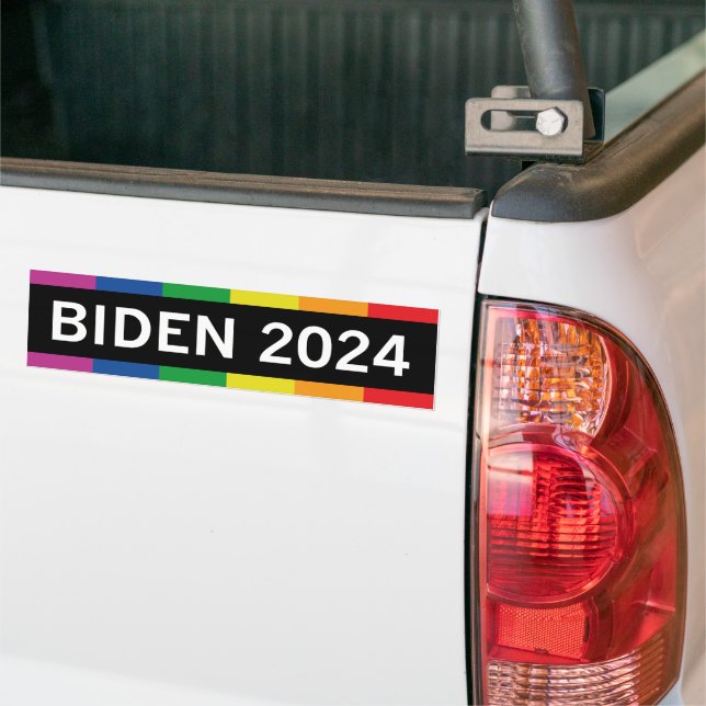 Biden HBT 2024 Bildekal (På lastbil)