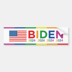 Biden HBTQ 2024 Bildekal