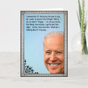Biden Helgdag-kort för anpassade Helgkort