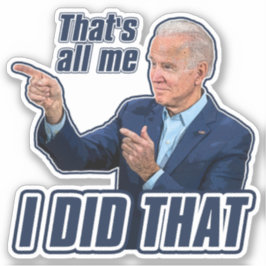 Biden I gjorde den lustiga biden-trumpen 2024 Klistermärken
