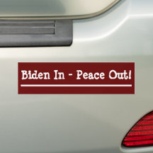 Biden in - fred ut! Bumper Sticker