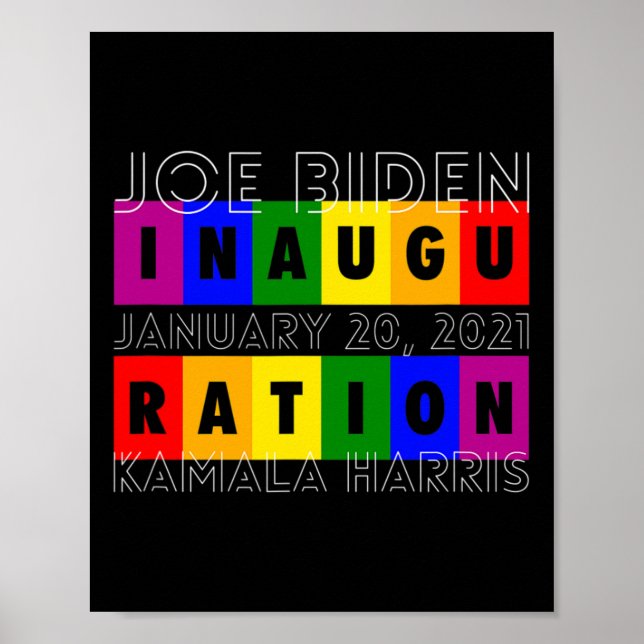Biden Inauguration Day Lgbt Poster (Framsidan)