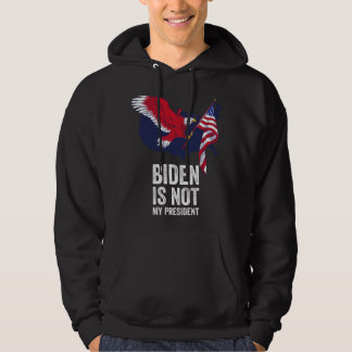Biden Is Not My President Election Vintage Retro A Hoodie