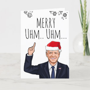 Biden julkort: God uhm uhm...saken Kort