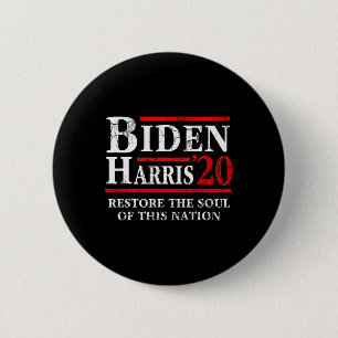 Biden Kamala Harris 2020 återställer denna själ Knapp