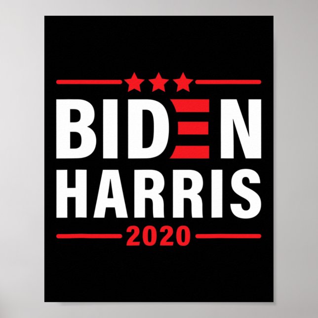 Biden Kamala Harris 2020 Liberal valdemokrat Poster (Framsidan)