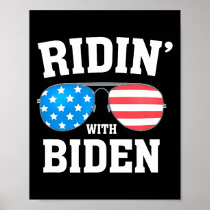 Biden Kamala Harris 2024 - Ridin'With - Liberal Poster