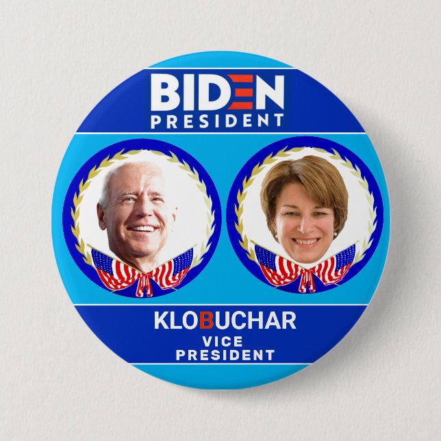 Biden/Klobuchar 2020 Knapp (Framsida)