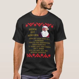 Biden kördes över av ren Carol-sång ful jul T Shirt