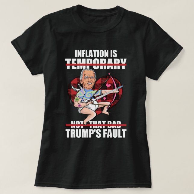Biden Ljugit Trump-fel antiJoe Biden Cupid T Shirt (Design framsida)