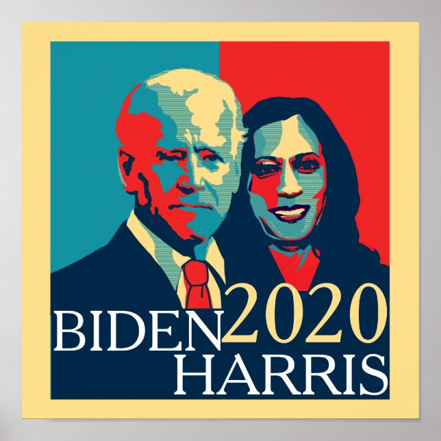Biden och Harris Poster (Framsidan)