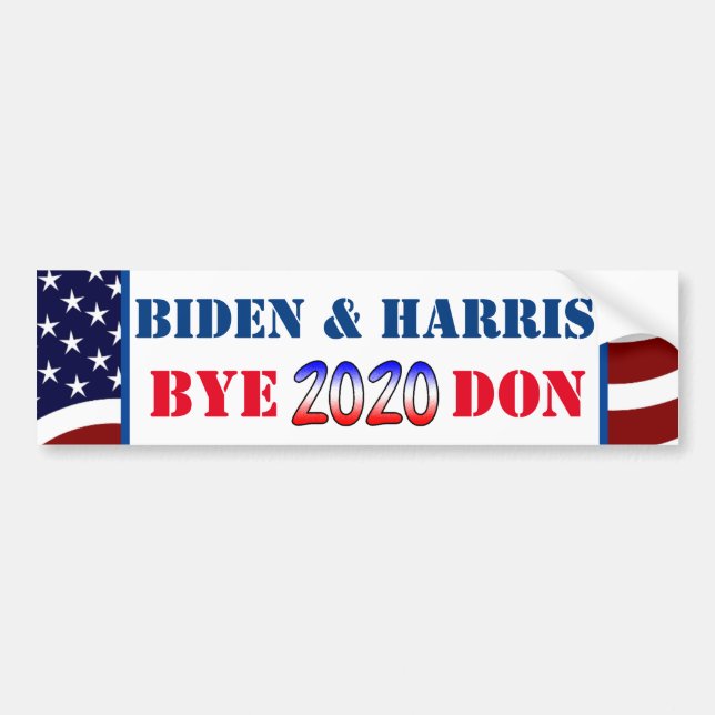 Biden och Harris till talman och Vice 2020 Bildekal (Framsidan)