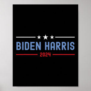 Biden och Harris Voting 2024 Presidentval 2024 Poster