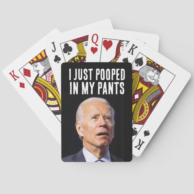 BIDEN POOPED I BYXOR CHRISTMAS CASINOKORT (Baksidan)