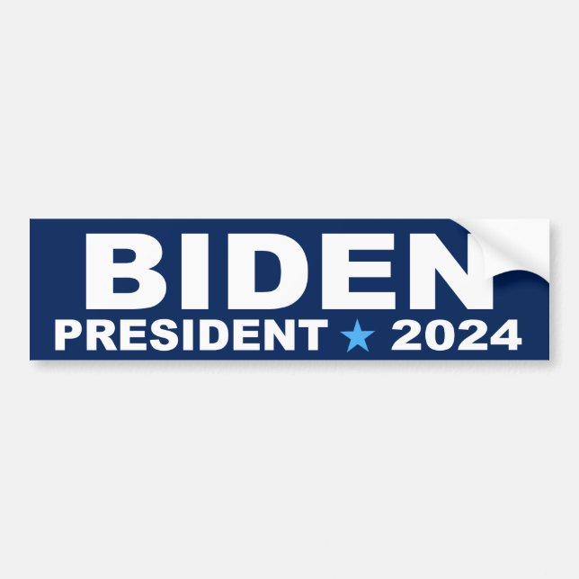 Biden President 2024, stötdekal Bildekal (Framsidan)