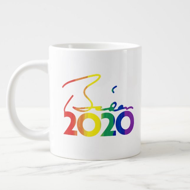 BIDEN-PRIDET 2020 JUMBO MUGG (Vänster)