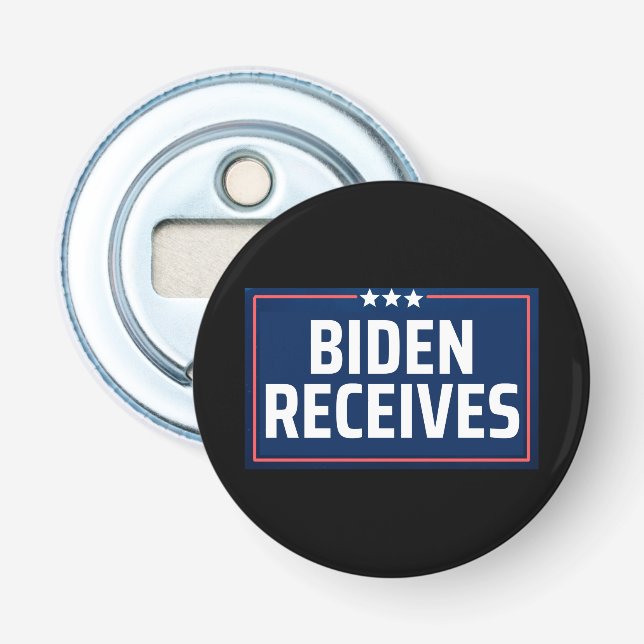 Biden Receives Flasköppnare (Framsidan)