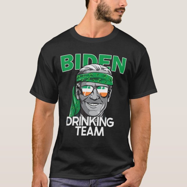 Biden St Patrick Day För manar Women Drinking Team T Shirt (Framsida)