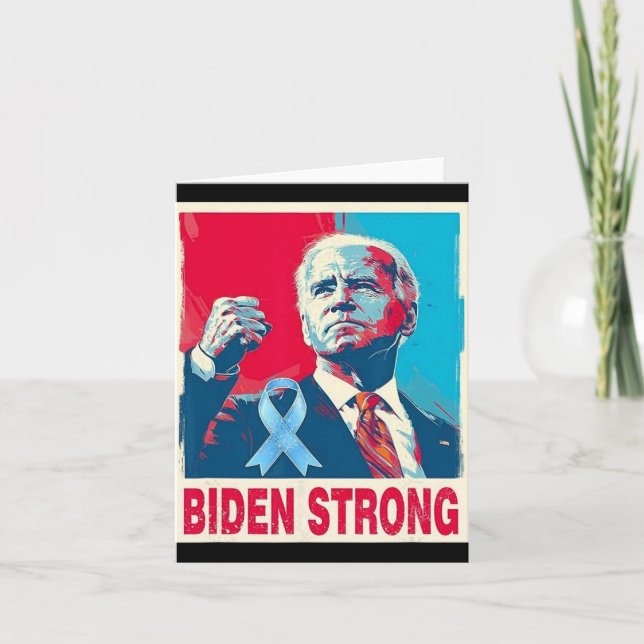 Biden Starkt stöder Joe Biden i kampen mot protest Kort (Framsida)