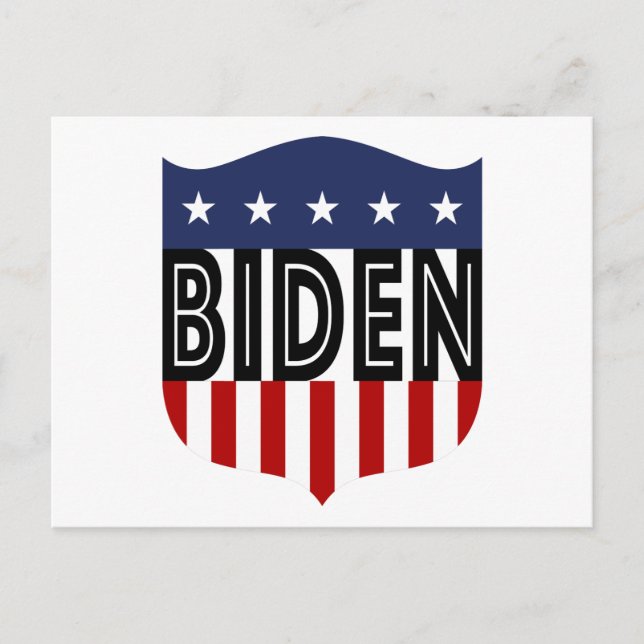 BIDEN STARS OCH STRIPES VYKORT (Framsida)