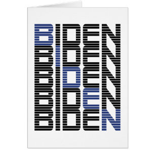 BIDEN-textstaplar OBS Kort