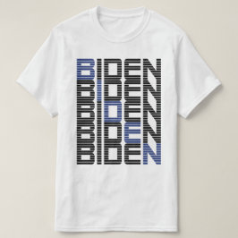BIDEN-textstaplar T Shirt