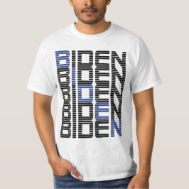 BIDEN-textstaplar T Shirt