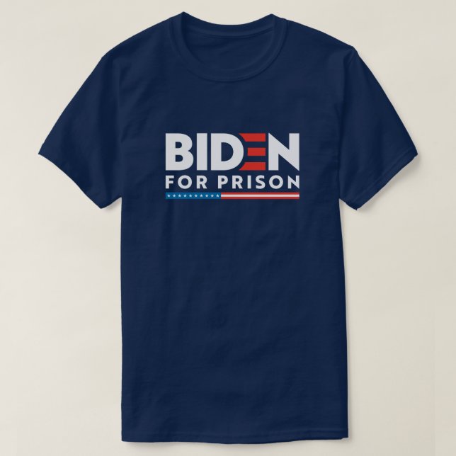 Biden till fängelset 2024 t shirt (Design framsida)