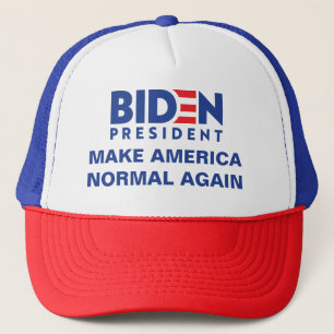 Biden till president Gör amerika normal igen Keps